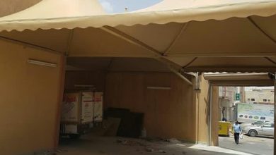 مظلات مداخل وممرات